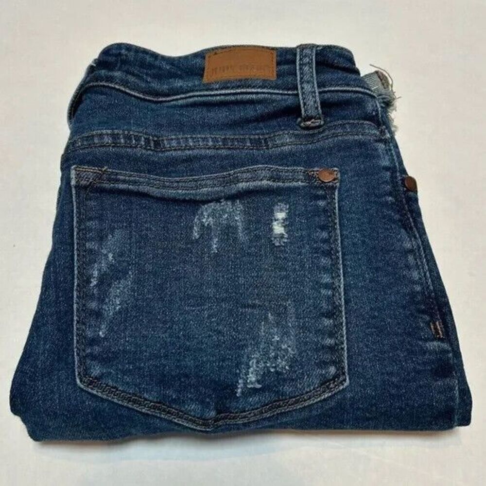 Judy Blue Amaya High Rise Bermudas Distressed Jean Shorts Style #150045 Small
